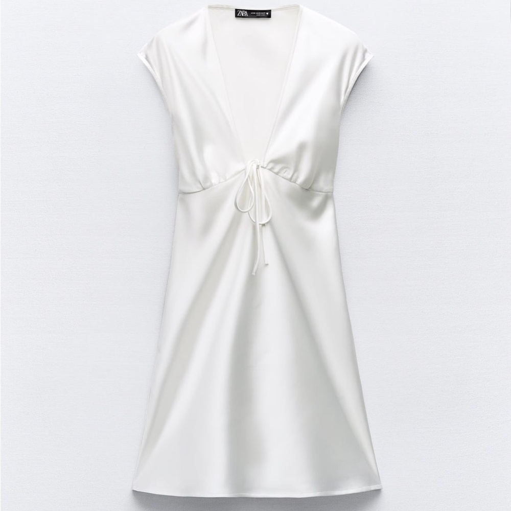 Zara silk mini dress